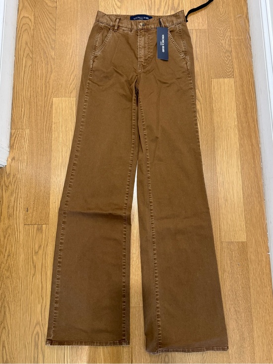 Veronica Beard Denim - Veronica Beard Crosbie Twill Trouser deep ochre size 26